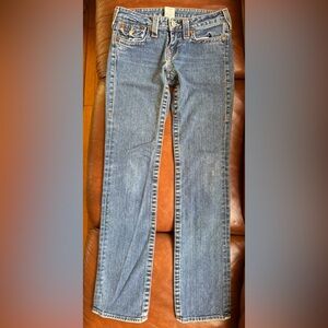 Vintage Women’s True Religion Straight Taper Light Wash Size 28